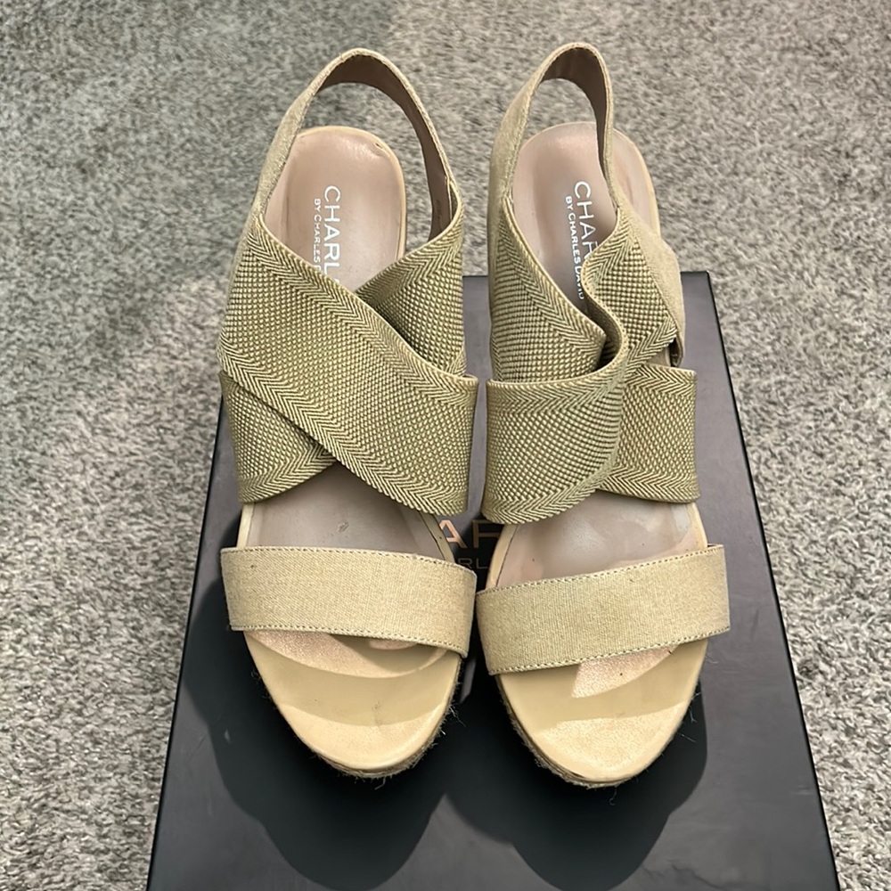Charles David Allison Platforms wedges size 9 1/2